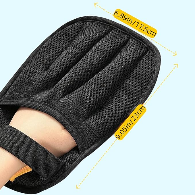 Pet Hair Removal Glove for Dogs & Cats, Reusable Washable Electrostatic Magic Brush Gloves, Pet Hair Remover Tool for Clothing, Bed, Couch, Carpet, Car Seat