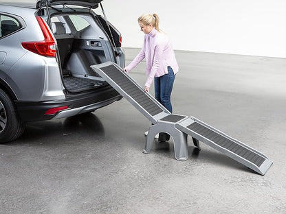 WeatherTech Easy Ramp - Non-Slip Dog Ramp for Cars, Trucks & SUV's - Supports Up to 300 lbs. - Safe, Easy Way for Pets to Access Car, Truck, Camper, Bed, Couch & Other Home Areas
