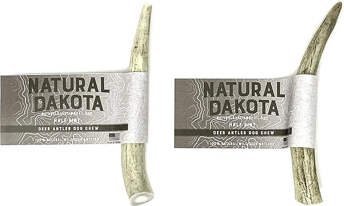 Premium Deer Antler Dog Chew Toys (Small) Half-Pint