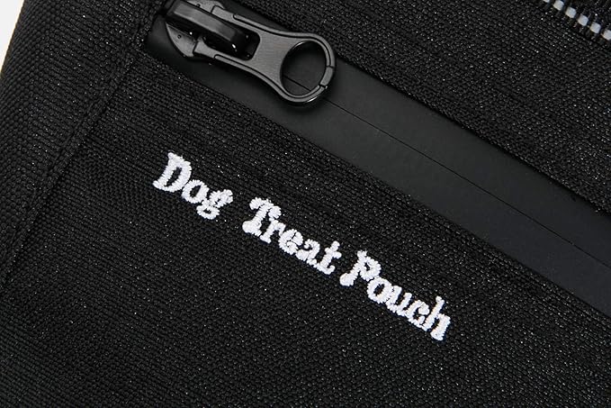 Dog Treat Pouch for Training Doggie Puppy Snack Reward Pouch Bait Bag Pet Treat Carrier Holder with Clip Waist Belt Magnetic Opening