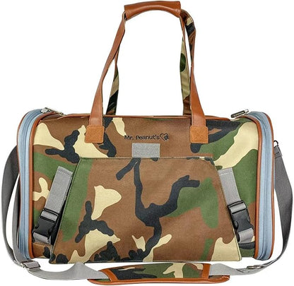 Mr. Peanut's Gold Series Standard Size Expandable Pet Carrier (Camo)