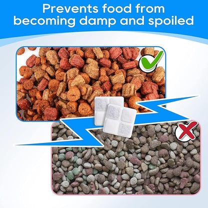 16 Pack Pet Food Desiccant Bag Compatible with Petlibro Automatic Cat Dog Feeders, PLAF001, PLAF002, PLAF101, PLAF005, PLAF006, Upgrade Packets Keep Pet Food Dry and Fresh