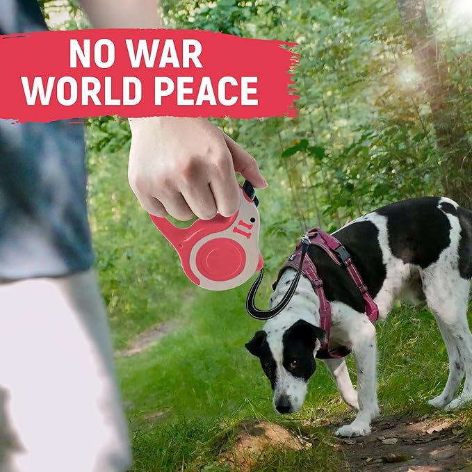 Retractable Dog Leash Automatic Telescopic Tractor Dog Tape, Pet Tape 10/16 FT Durable and Convenient, with Folding Bowl, Dispenser, Rubbish Bags, Suitable for Small and Medium Dogs