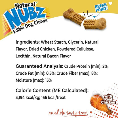 Nylabone Dog Gift Box, Includes 3 Strong Chew Toys and 1 Natural Treat, Gifts for Dogs, Small - Up to 25 lbs, 4 Pack