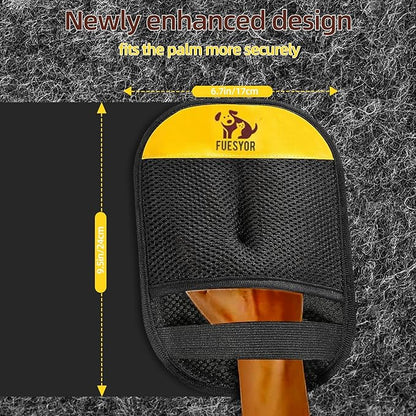 Pet Hair Remover Tool Glove for Cats & Dogs, Static Lint and Fur Removing Mitts for Laundry, Couch, Carpet, Clothing, and Auto Seats