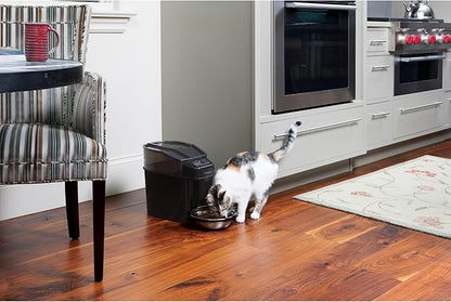 PetSafe Automatic Cat Feeder - Healthy Pet Simply Feed - Automatic Pet Feeder for Cats & Dogs - Timed Pet Feeder with Programmable Portion Control - Holds 24 Cups of Dry or Semi-Moist Dog or Cat Food