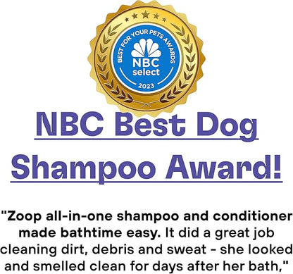 Dog Shampoo and Conditioner [16 oz.] 6-in-1 All Natural Pet Wash - Deep Clean, Odor Eliminating, Itch Relief, Moisturizing, Detangling, Reduce Shedding - 1 Pack