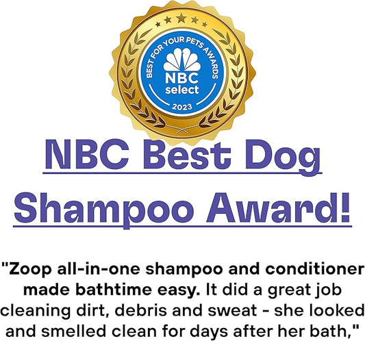 Dog Shampoo and Conditioner [16 oz.] 6-in-1 All Natural Pet Wash - Deep Clean, Odor Eliminating, Itch Relief, Moisturizing, Detangling, Reduce Shedding - 1 Pack