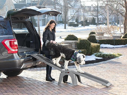 WeatherTech Easy Ramp - Non-Slip Dog Ramp for Cars, Trucks & SUV's - Supports Up to 300 lbs. - Safe, Easy Way for Pets to Access Car, Truck, Camper, Bed, Couch & Other Home Areas