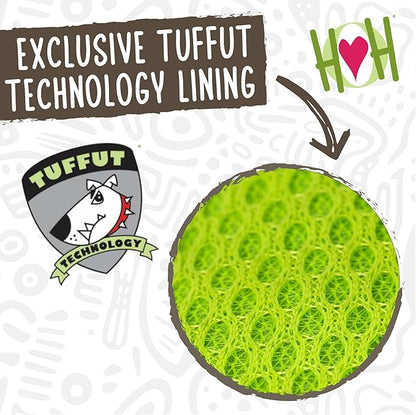 HuggleHounds Flatties - Dog Plush Toys to Keep Them Busy, Squeaky Crinkle Pet Toy for Medium and Large Dogs, Durable Stuffed Animal Toy - Reggie Racoon HuggleFlatties, Large