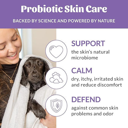 Skout’s Honor Probiotic Natural Dog Shampoo and Conditioner with Avocado Oil & Omega-3s, Gentle Puppy Shampoo, Hydrating Dog Conditioner, 97% Natural, Paraben & Sulfate-Free, Cruelty-Free, 16 oz