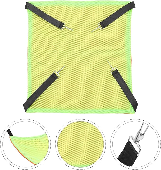 Double-Sided Breathable Mesh Cat Hammock Small Size Hanging Cage Bed Wear-Resistant Pet Sleeping Nest for Indoor Cats