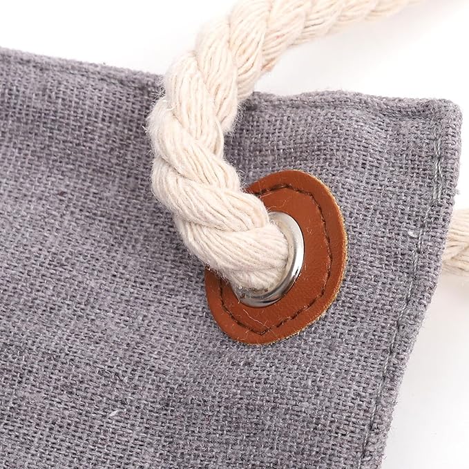 Uonlytech Adjustable Double-Sided Cat Bed Hammock with Wear-Resistant Fabric, Small Pet Hanging Sleeping Mat for Indoor Cats and Kittens, Light Gray Cage Hammock