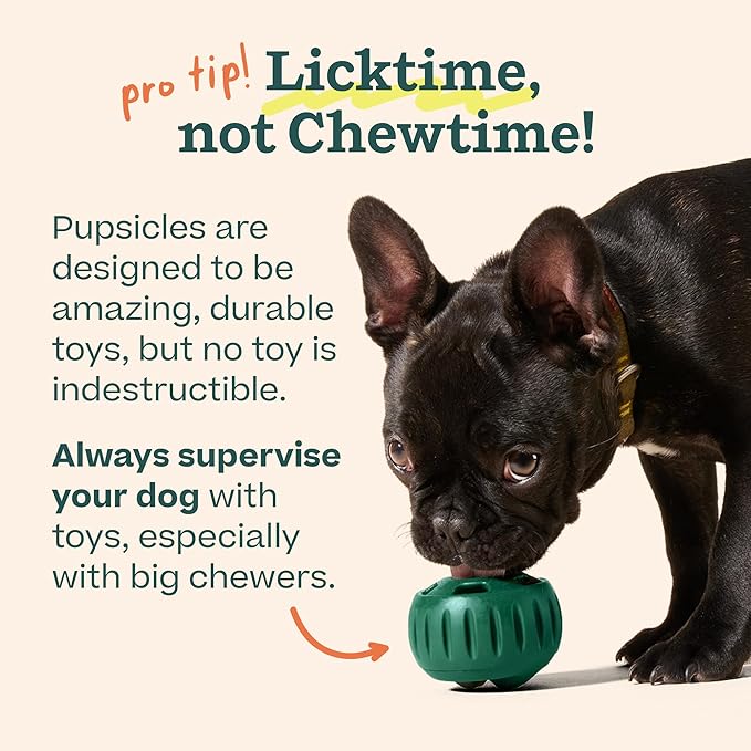 WOOF Party Pupsicle - Long-Lasting Interactive Dog Toys for Boredom - Low-Mess Design - Birthday Gifts for Dogs - XL Dog Toys - Party Pink