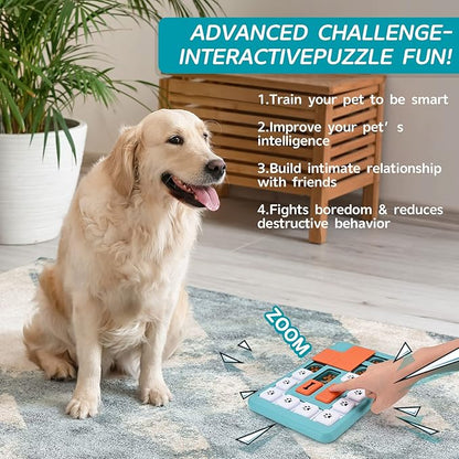 Dog Puzzle Toys - Interactive IQ Training & Mental Stimulating Toys for Large, Medium & Small Dogs
