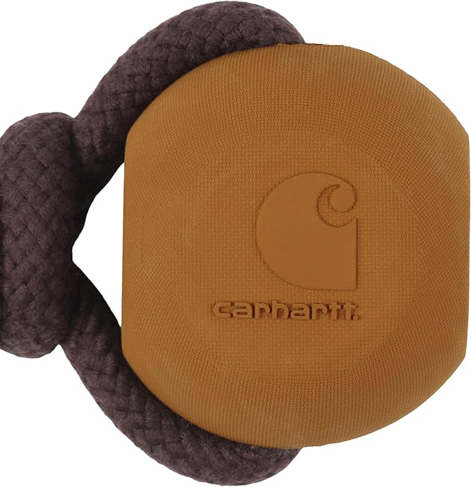 Carhartt Pet Training Tools, Durable Dog Tool for Tug and Fetch, Rope Bone (Carhartt Brown)