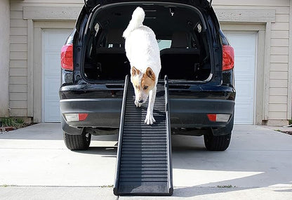 PawStep Folding Pet Ramp for Dogs & Cats, Portable Dog Ramp for Cars, SUVs, Beds & Couches – Lightweight Non-Slip Pet Ramp for Small, Medium & Large Pets – 50524