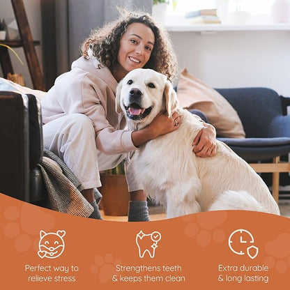 Wildfang® Briar Wood Chewing Root, XXL - Splinter Free Wood Dog Chew Toys for Aggressive Chewer, Odorless Natural Teething Toys Dogs Dental Health, Healthy Gums (for Dogs Over 132 lbs), Pack of 1