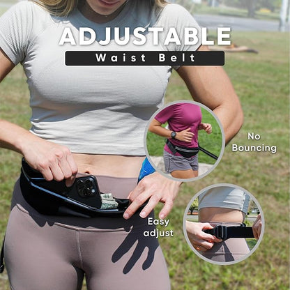 Bond - Blue Dog Running Leash Hands Free with Pouch, Hands Free Leash for Large Dogs, Pet Lead Running Belt for Walking & Canicross Belt, Includes Waist Jogging Fanny Pack & Pet Car Seat Belt Safety