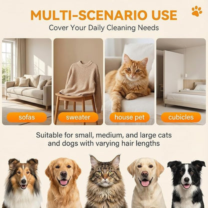 Electrostatic Pet Hair Removal Gloves for Cats & Dogs–Upgraded Reusable Magic Brush Tool for Quick Wiping on Couch,Carpet,Laundry,Car Seat & Pet Beds(3PC,Black)