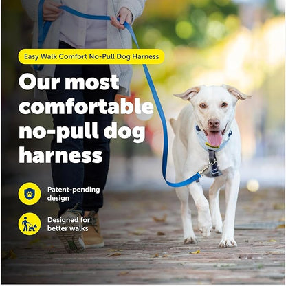 PetSafe Easy Walk Comfort No-Pull Dog Harness - Better Walk Training Harness - Full Body Padded Design - Durable Fabric - 5 Point Adjustable Fit - Everyday Leash Training - Black - X-Small