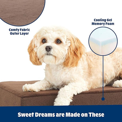 Barkbox Orthopedic Dog Bed with Memory Foam, Premium Comfort for Dogs and Puppies, Dog Bed for Joint Relief and Restful Sleep, Durable and Easy to Clean - Espresso, Medium