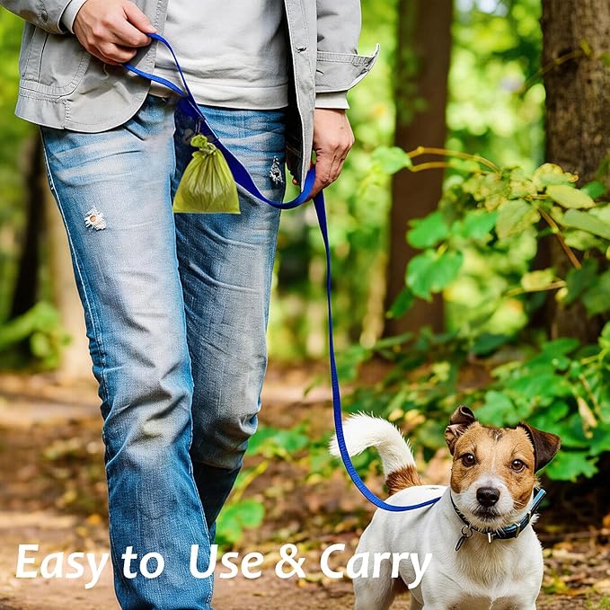 Dog Poop Bag Holder Dogs Waste Bag Carrier Pet Poop Bags Holders for Doggie Waste Bags Dispensers, Clip Carrier for Leash Small Doggy Puppy Hand Free Walking Accessory Attachment, Black