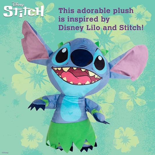 Disney for Pets Lilo and Stitch 18” Jumbo Plush Squeaker Dog Toy, Crinkle & Squeaky Pet Plushy, Cute Dog Toy Fans
