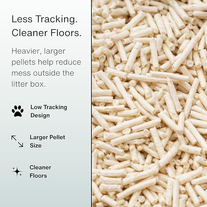 Tofu Cat Litter by Rawry | Flushable Natural Compostable Cat Litter Five Bags (5 Month Supply: 17.5kg)