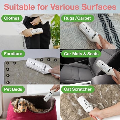 Necoichi Purrfection Neat & Easy Cat Hair Pet Hair Remover, Textured microfibers Trap Fur & lint Fast, Made in Japan