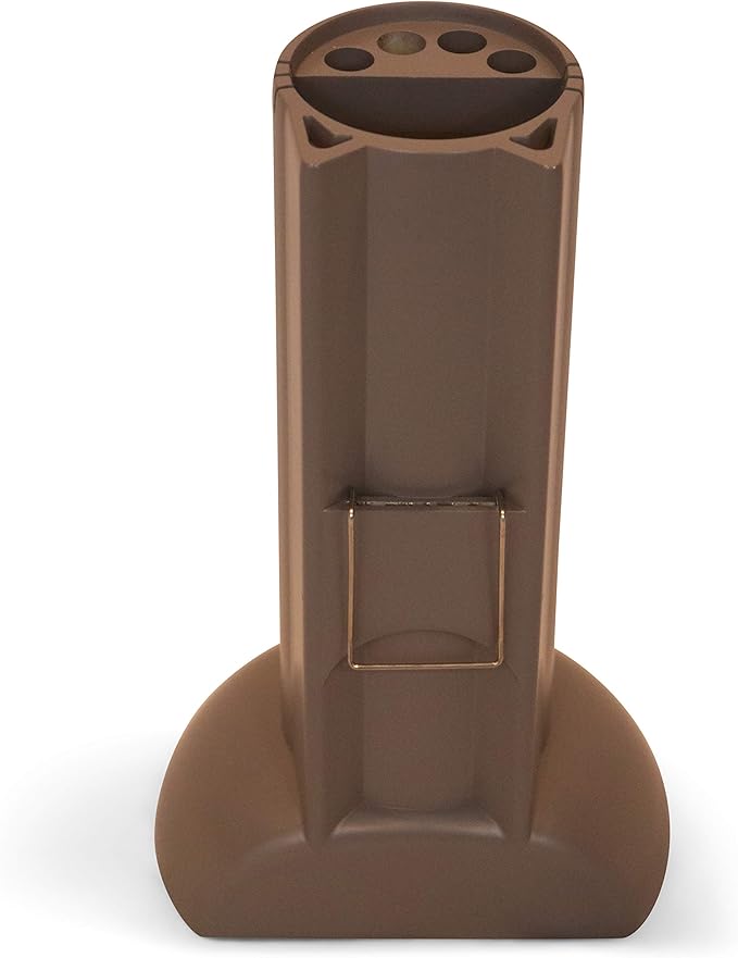 Feline Ruff Cat Teaser Wand Holder. Keep Cats Safe with This Unique Cat Toy Storage Solution. Organize Feather Cat Wand Toys. Patent Pending (Gray)