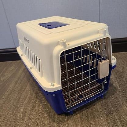 Hviyvxl Pet crates - Durable hard-sided cat and dog cage with top handle, ventilated travel cage, convenient for veterinary examinations and travel
