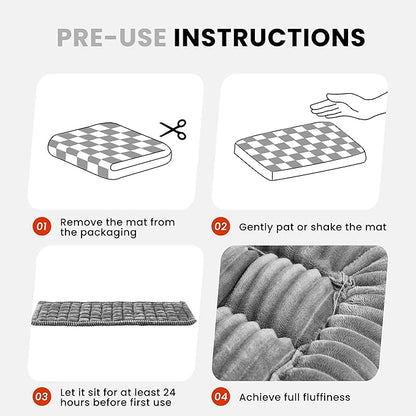 HiPetpy Backseat Dog Bed Mat for Car, Non-Slip Dog Bed for Car Back Seat, Soft & Cozy Dogs Blanket, Washable Travel Pet Mat Seat Protector for Cars, SUVs, Trucks