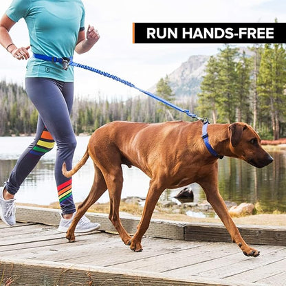 Stunt Puppy Stunt Runner Hands-Free Dog Leash, Red