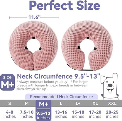 Soft Inflatable Dog Cone Collar for Large Medium Small Dogs Cats After Surgery - Dog Neck Donut, E Collar, Elizabethan Collar Alternatives for Dogs Recovery