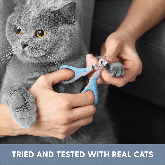 The Cat Ladies Cat Grooming Kit - 5 Piece Brushes Kit - with Comb and Matted Fur Undercoat Deshedding Cat Hair Brush for Long Haired Cats or Short Haired Kittens or Bunny Rabbits