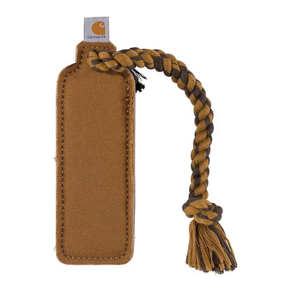 Carhartt Pet Training Tools, Durable Dog Tool for Tug and Fetch, Bumper Compressed Flet (Carhartt Brown)