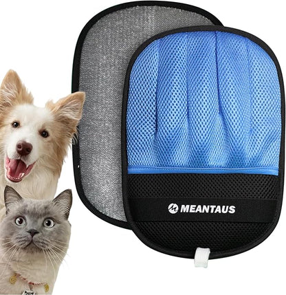 Pet Hair Removal Mitt - Reusable Remover - Upgraded Self-Cleaning