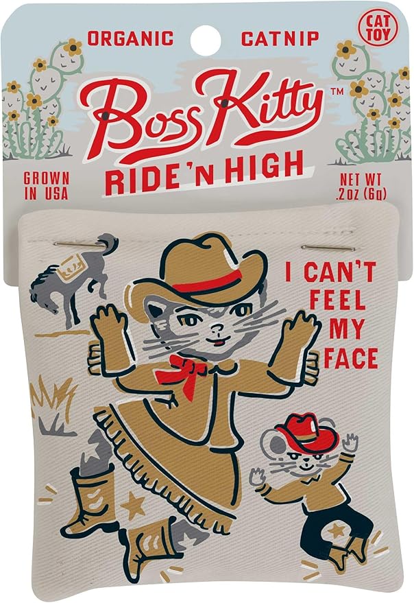 Blue Q Boss Kitty Catnip Toy