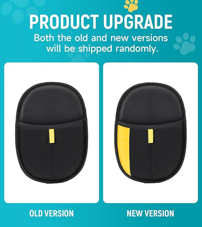 Pet Hair Removal Glove for Dogs & Cats - Upgraded Reusable Electrostatic Pet Hair Glove, Pet Hair Remover Tool for Laundry, Couch, Carpet & Car Seat, Gentle Grooming Mitt