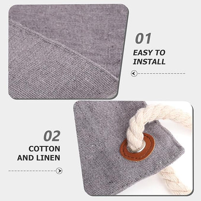 Adjustable Double-Sided Cat Hanging Hammock Bed, Reversible Small Animal Nest with Soft Fabric for Indoor Cage and Window Use, Light Gray Kitten Nest
