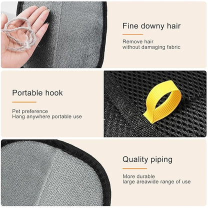 4 Pack Electrostatic Pet Hair Removal Gloves,Upgrade Magic Brush Pet Hair Remover Tool, Washable Reusable Cats and Dogs Grooming Gloves for Laundry, Couch, Car Seat, Furniture