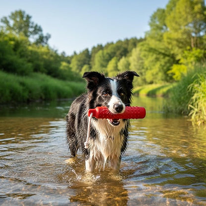 Dog Float Toy - Interactive Training Bumper & Fetching Retrieving Dog Water Toys Dummy Outdoor - Lightweight for Float on the Water Pool Fetch Rope Dog Toys for Small, Medium, Large Dogs