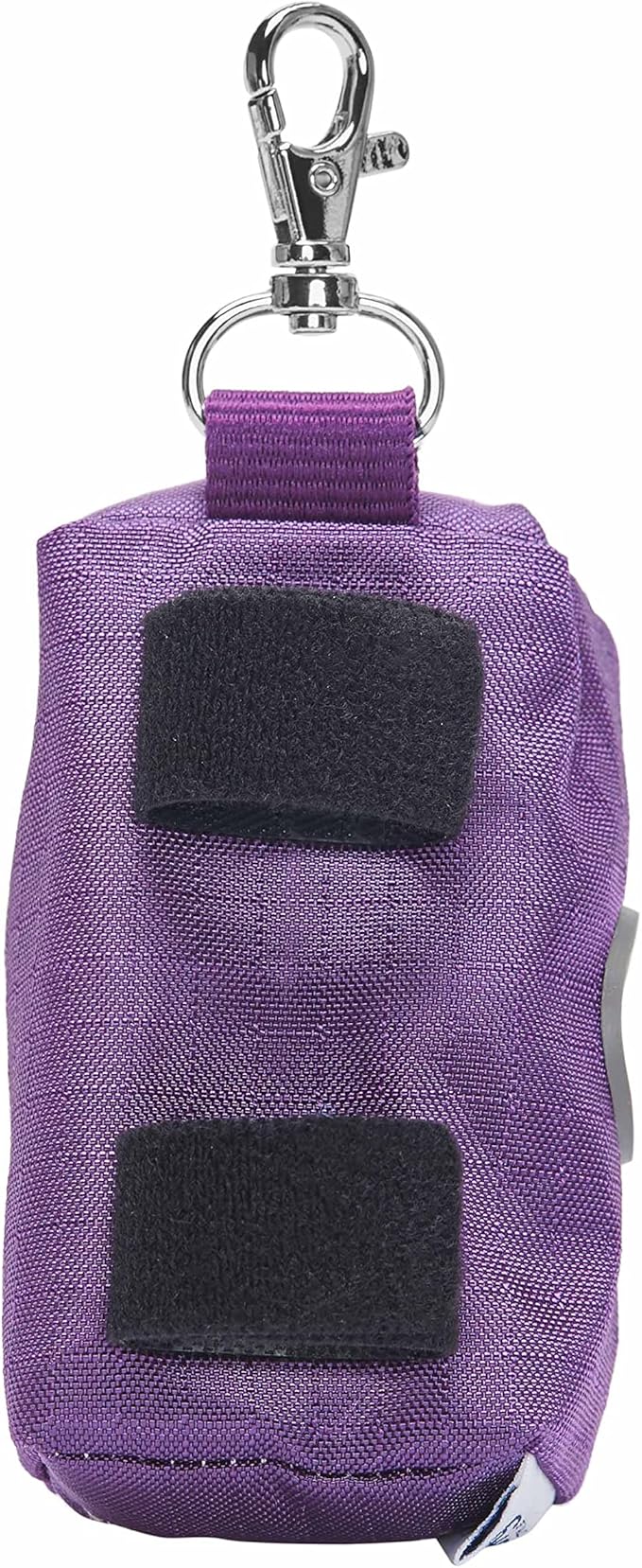 Blueberry Pet Dog Poop Bag Holder - Dark Orchid Dispenser with Dual Zippers, Dog Poop Bags Rolls, Dog Leash Attachment, Includes 1 Free Roll, Compact, Durable, Ideal for Dog Owners