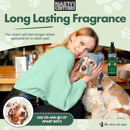 Girl With The Dogs NASTY CRITTER Made in USA - Pet Scent 8 Oz - for Cats and Dogs