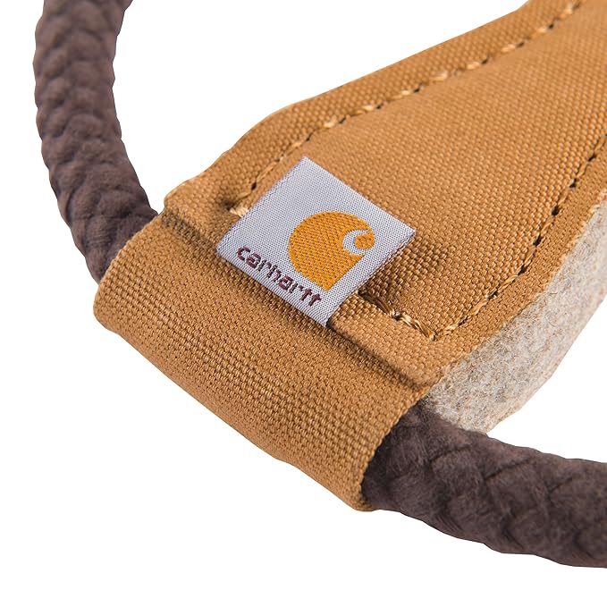 Carhartt Pet Training Tools, Durable Dog Tool for Tug and Fetch, Firm Duck Wheel Dog Pull (Carhartt Brown)