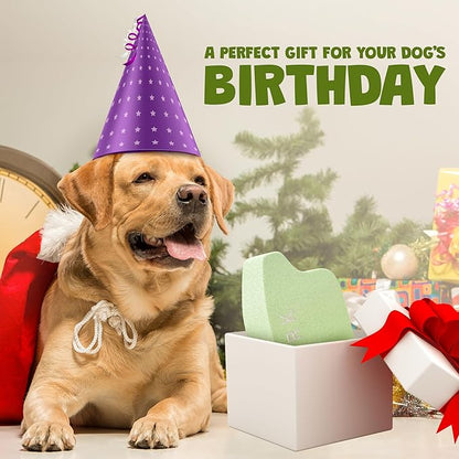 Puff Parody Dog Toy – Funny Squeaky Dog Toys for Interactive Play and Training – Durable, Easy to Clean, Birthday Gifts for Small, Medium and Large Dogs - Mint
