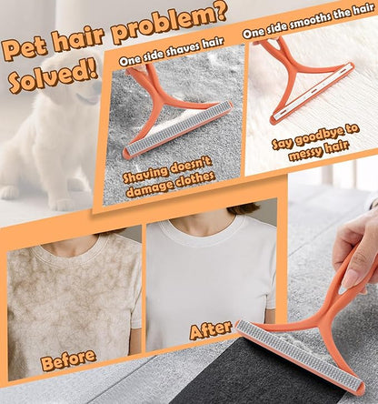 Pet Hair Removal Glove for Cats & Dogs Grooming, Pet Hair Removal Tool Brush Kit Reusable Lint Remover for Carpet Furniture Car Clothes