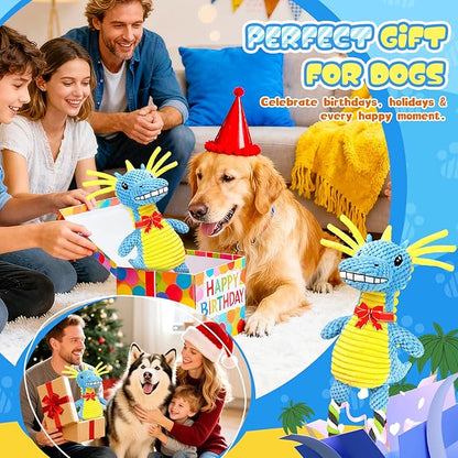 Squeaky Dog Toys for Large Dogs： Durable Large Dog Toys for Medium and Small Breeds -Plush Pet Toys to Keep Dogs Busy