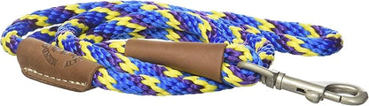 Mendota Pet Snap Leash - British-Style Braided Dog Lead, Made in The USA - Sunset, 3/8 in x 4 ft - for Small/Medium Breeds